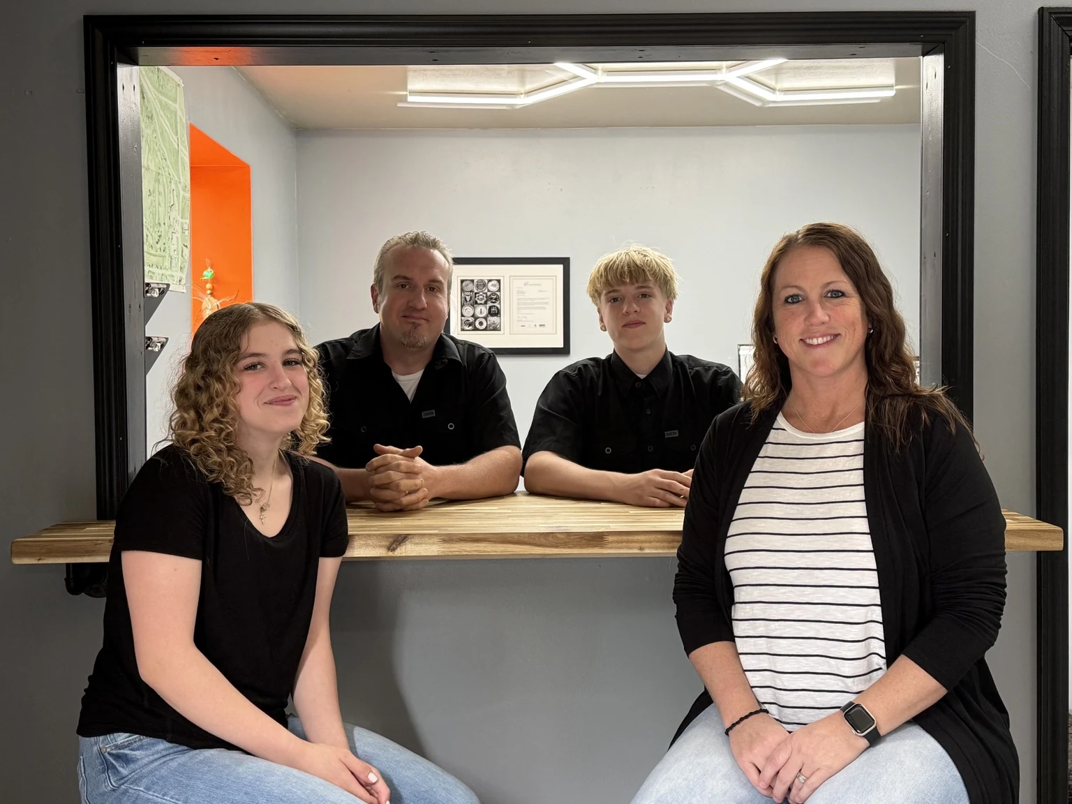 Crosby Car Care team at the front counter